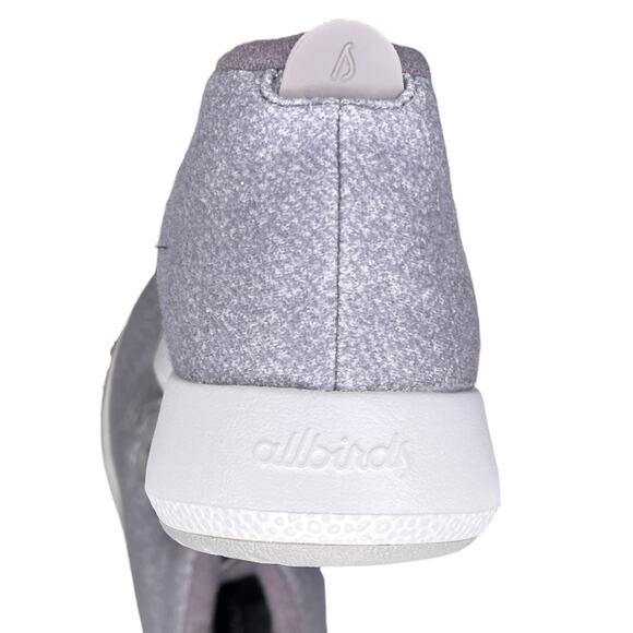 Allbirds (W8) Wool Runner-Up Mizzle Sneakers Weather-Resistant Lightweight Grey - Picture 9 of 13